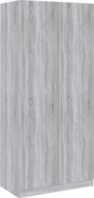 Produktbild von Kleiderschrank Grau Sonoma 90x52x200 cm Holzwerkstoff