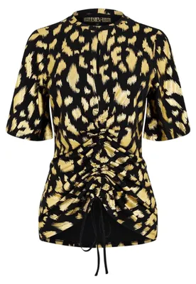 Productafbeelding van Biba - Top voor dames, jersey, model GT19907 (maat 34 EU) (bruin/zwart)