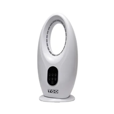 Zdjęcie produktu dla TOO FANB-50-101-W, 21,5 cm, 50 W, 3 prędkości, oscylacja, sterowanie dotykowe, timer, biały, bezłopatkowy wentylator