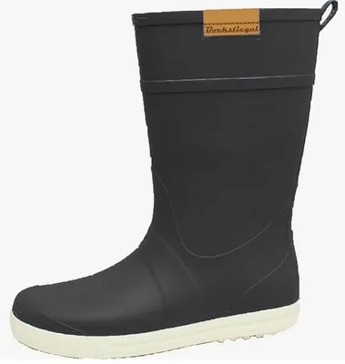 Produktbild von Bockstiegel Damen Gummistiefel Silke halbhoher Regenstiefel, Farbe: schwarz/creme, Größe 38