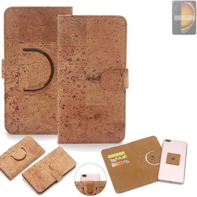 Produktbild von K-S-Trade Handy-Hülle Schutz-Hülle kompatibel mit Samsung Galaxy XCover7 Handyhülle Schutzhülle Korkhülle Kork-Hülle 1x