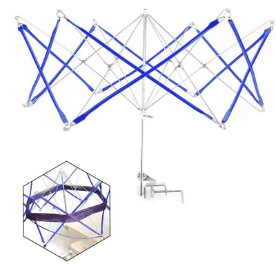 Imagen del producto de Garnwinder mecánico, para uso manual, ideal para tejer y hacer crochet