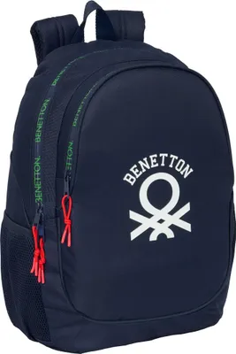 Produktbild von Schulrucksack Benetton Together Marineblau 32 x 44 x 16 cm