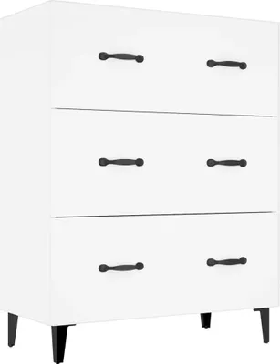 Produktbild von Sideboard Weiß 69,5x34x90 cm Holzwerkstoff