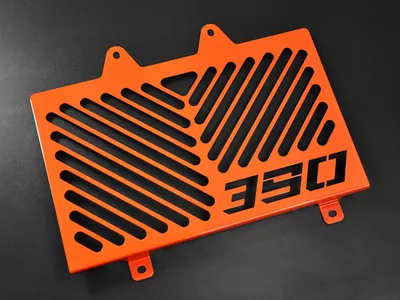 Obrázek produktu pro Kryt chladiče ZIEGER kompatibilní s KTM 390 Duke Design Logo oranžová