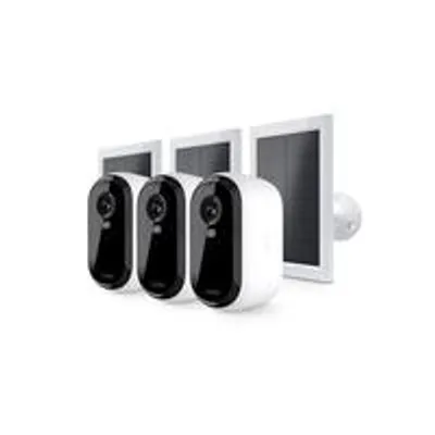 Zdjęcie produktu dla Arlo Essential 3 2K Security Camera & Solar Panel, Kamera bezpieczeństwa IP, Zewnętrzna, Przewodowy i Bezprzewodowy, Duński, Niemiecki, Holenderski, Angielski, Hiszpański, Fiński, Włoski, Norweski, Szwedzki, IP65, Sufit / Ściana