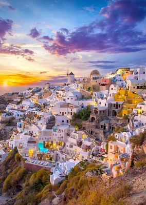 Produktbild von ENJOY Puzzle Sonnenuntergang über Santorini 1000 Teile