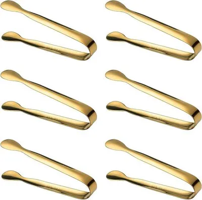 Produktbild von Stainless Steel-Zuckerlöffel - multifunktional - 6 Stück - Gold