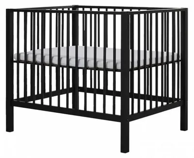Produktbild von Europe Baby Robin II Laufstall - Matt Schwarz
