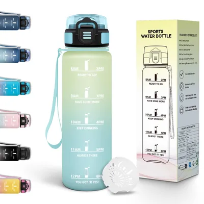 Produktbild von Trinkflasche 0.5l Motswedi, auslaufsicher, kohlensäuregeeignet, Sportflasche,