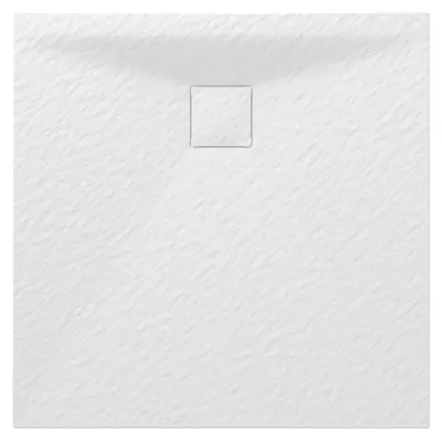 Produktbild von Granitan - Duschwanne - Duschtasse - 90x90 cm - Weiß - Antirutsch - Dusche - TEJA