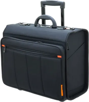 Produktbild von Trolley Pilotenkoffer Aktenkoffer 47 cm Schwarz Davidts