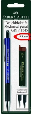 Zdjęcie produktu dla FABER-CASTELL DBS Grip 1345+12 wkładów 0,5 mm B