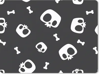 Produktbild von MuchoWow® Mauspad Mousepad Muster - Schädel - Skelett - Knochen - Junge - Kinder - Kinder 23x19 cm - Mousepads - Maus Mat - Pad - Mausunterlage - Schreibtischunterlage - Mauspad