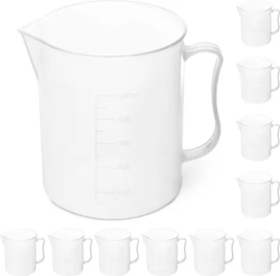 Zdjęcie produktu dla Zlewka Laboratoryjna Plastikowa Z Podziałką 500 Ml - 10 Szt.