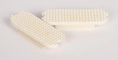 Imagen del producto de Plantillas para tirantes de botas de montar, rectas, talla M, color blanco