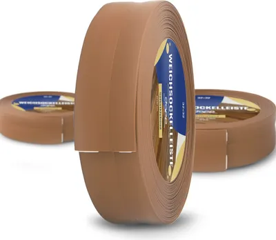 Produktbild von Bernstein WEICHSOCKELLEISTEN 32 x 23mm 5m selbstklebend PVC Gummi Leiste