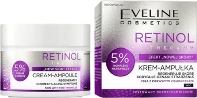 Zdjęcie produktu dla EVELINE KREM do Twarzy Retinol Therapy 50ml Regeneracja Ampułka do Twarzy