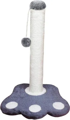 Produktbild von Famanu Katzenkratzbaum 40 cm mit hängendem Ball - Aktivitätszentrum mit Sisal und weichem Plüsch