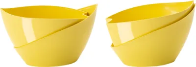 Immagine prodotto di Plastia vaso autoinnaffiante Doppio - giallo 14 cm