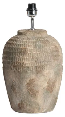 Obrázok produktu pre Stolná lampa - hnedá - MINORA - keramika - samostatné svietidlo - E27 - 1743083 - Light & Living