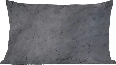 Produktbild von MuchoWow® Zierkissen Sofakissen Wohnzimmer Dekokissen 50x30 cm Grau - Zement - Beton - Industriell - Strukturiert - Wohnzimmerdekoration - Polster mit Photo