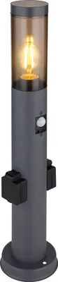 A product shot of an outdoor lamp.