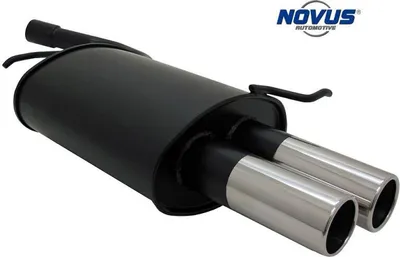 Produktbild von Novus N Sportauspuff Auspuff Endschalldämpfer 2x76 gerade für Audi A4 8E B6