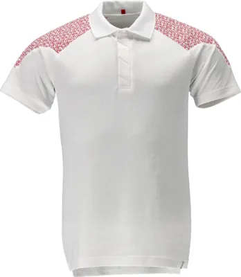 Zdjęcie produktu dla Koszulka polo biały/czerwony, rozmiar XL MASCOT 20083-933-06202
