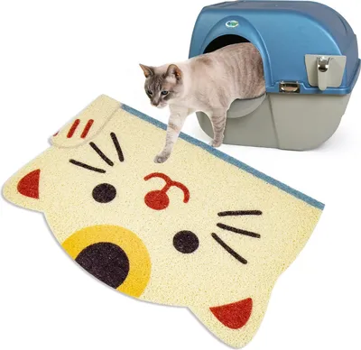 Produktbild von Katzenstreu Matte, Wasserdicht, Rutschfest, 40 x 60 cm, Beige