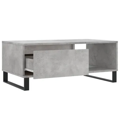 Produktbild von Couchtisch Betongrau 90x50x36,5 cm Holzwerkstoff