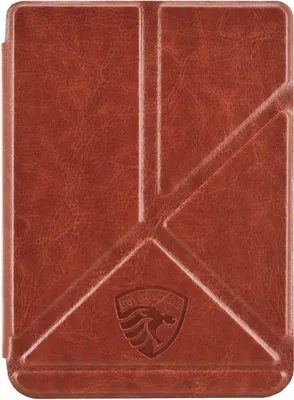 Produktbild von Dutch Shield - Origami Case Hülle für das Tolino Shine 4 Ebook - Klapphülle Ereader Schutzhülle Cover Braun