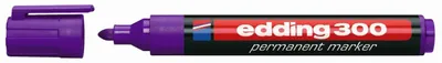 Produktbild von Edding 300 Permanentmarker, Violett, Rundspitze