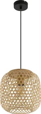 Produktbild von Globo Lighting Hängeleuchte Bambus naturfarben, 1x E27
