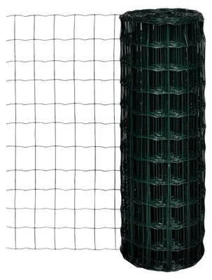 Produktbild von Gartenzaun Maschendraht Gitterzaun Schweißgitter 10x0,8m mit 76x63mm Maschenweite