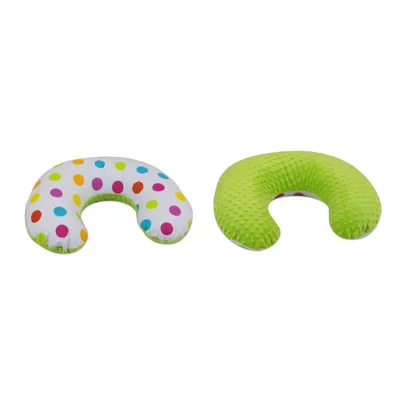 Image de Coussin d'allaitement C boules couleurs printemps vert