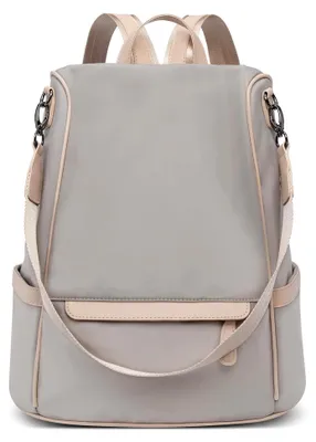 Produktbild von Damen Rucksack mit Diebstahlschutz für Alltag und Reisen, grau