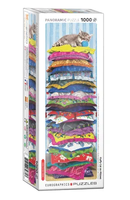 Immagine prodotto di Eurographics Puzzle Katzenprinzessin auf der Erbse, 1000 Teile Panorama, 96 x 32 cm, 6010-5631