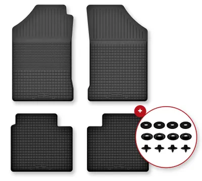 Immagine prodotto di Tappetini gomma vasca per Cadilac CT6 2016- Set 4 pezzi con clip