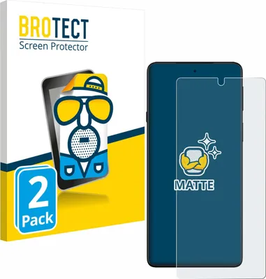 Produktbild von 2x BROTECT Schutzfolie für Motorola Edge 20 Displayschutz Displayschutzfolie Folie Matt Entspiegelungsfolie