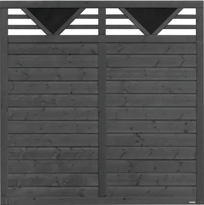 Produktbild von Zaun Hauptelement Konsta Andria 180 x 180 cm anthrazit