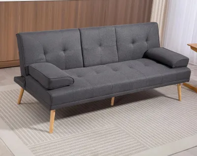 Produktbild von Schlafsofa, 3-Sitzer-Sofa, 2 Kissen,Modernes Wohnzimmer