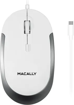Produktbild von Macally - Rato Dynamouse USB -C (wei)
