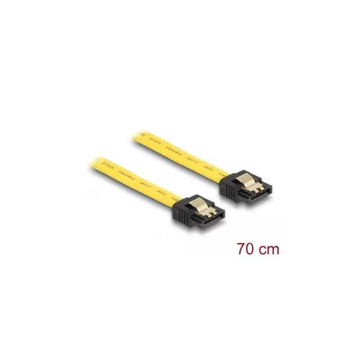 Produktbild von DeLOCK 0.7m SATA M/M, 0,7 m, SATA 7-pin, SATA 7-pin, Stecker/Stecker, Gelb