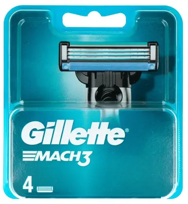 Productafbeelding van Gillette Mach3 Scheermesjes (4 stuks)