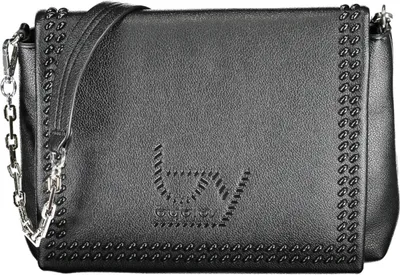 Produktbild von Damen-Schultertasche Schwarz: Vielseitig & Stilvoll mit Kettengriff