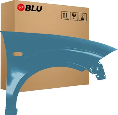 Produktbild von BLU Kotflügel Passend für Seat Altea 5P1/5P5 LS5Y Rechts Blau BlauMar | 2004-2015 | Vorderseite Vorne | Lackiert | Einbaufertig