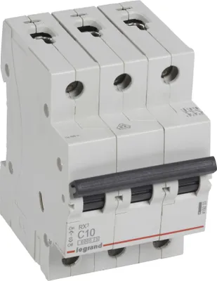 Obrázok produktu pre Legrand RX3, Miniatúrny istič, Typ C, IP20, 360 - 440 V