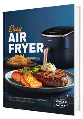 Produktbild von Easy Airfryer: Von schnellen Klassikern bis hin zu neuen Ideen | Für alle mit wenig Zeit - Alles aus deiner Heißluftfritteuse - Das Kochbuch
