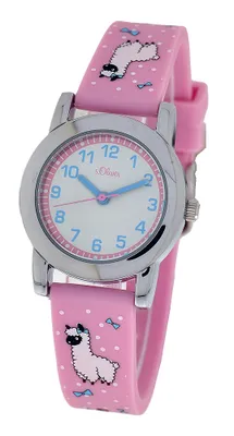Produktbild von s.Oliver Time Kinder Analog Quarz Uhr mit Silikon Armband